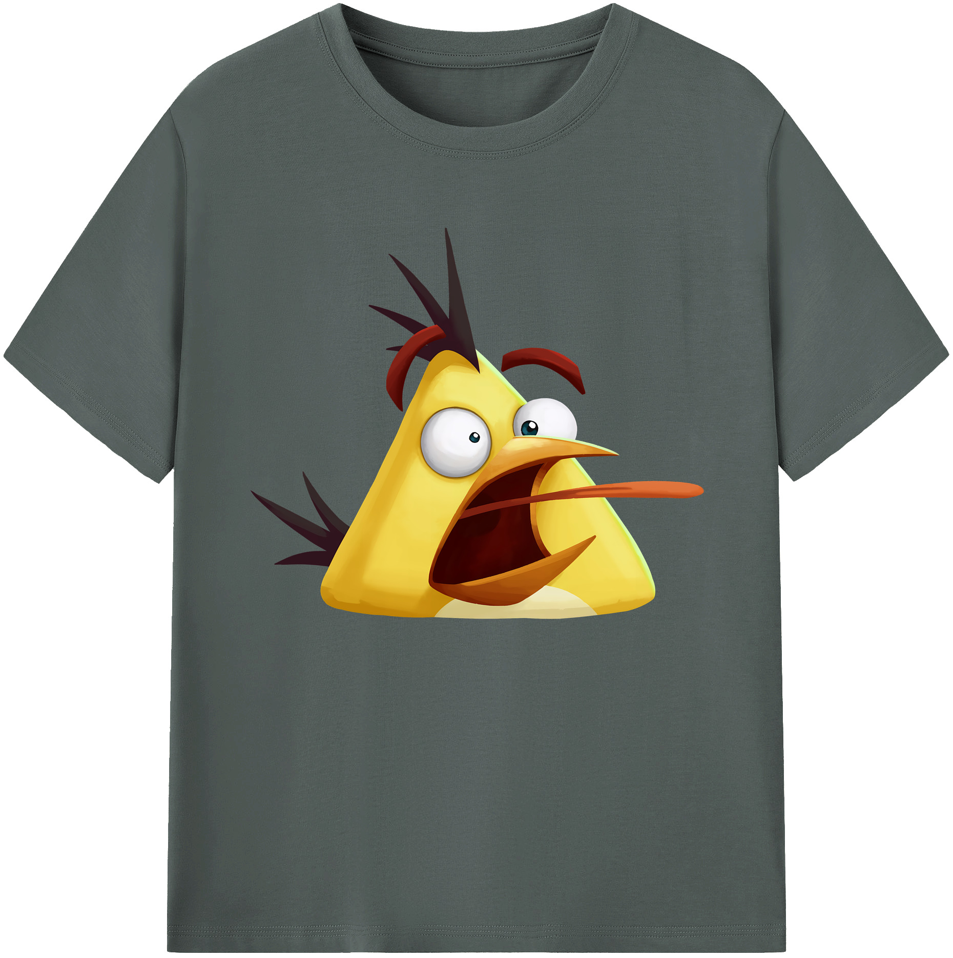 （画像用） Angry Birds アングリーバード 綿100％ メンズ半袖Tシャツ｜肌触りやわらか＆通気性